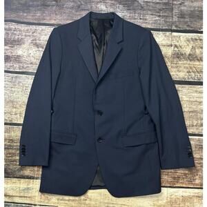 Theory Blazer Jacket Sports Coat Mens 40R Navy Wool Slim Fit Xylo Tailor